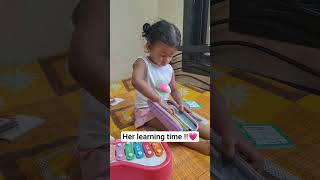 learning time.......#cute #baby #learning #gyaanwithgiggles #writing #smallbaby #fun #activity