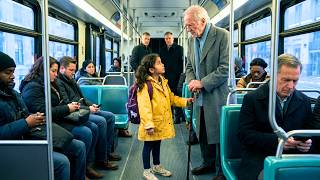 "You Can Have My Seat," the Little Girl Told the Trembling Old Man — His Bodyguards Were Watching