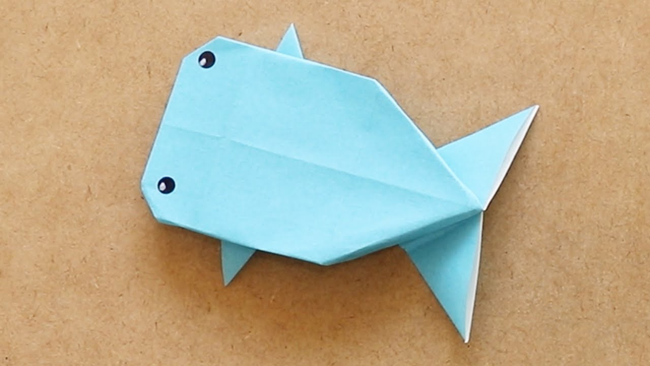 折り紙 海の人気者 ジンベエザメを折り紙で折る折り方 水族館で大人気の海の魚 ジンベエザメ つぶらな瞳がかわいいです Origami World Youtube