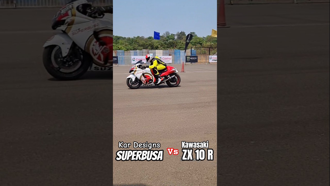Hayabusa vs ZX 10 R #shorts #short - YouTube
