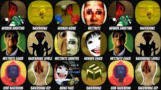 Horror Meme Shooting FPS Games, Backrooms Shoot Them All, Horror Meme: Halloween Chasing.... screenshot 5