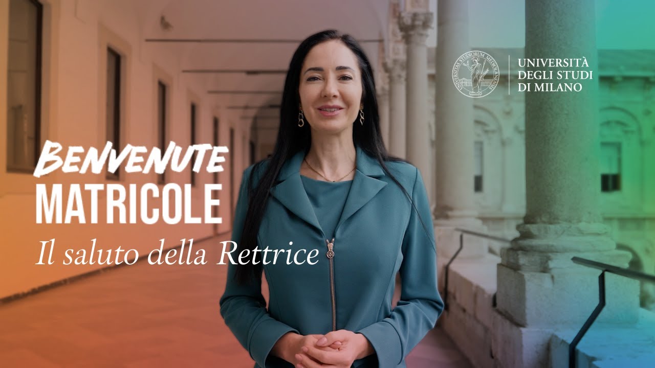 Benvenute matricole: il saluto della Rettrice
