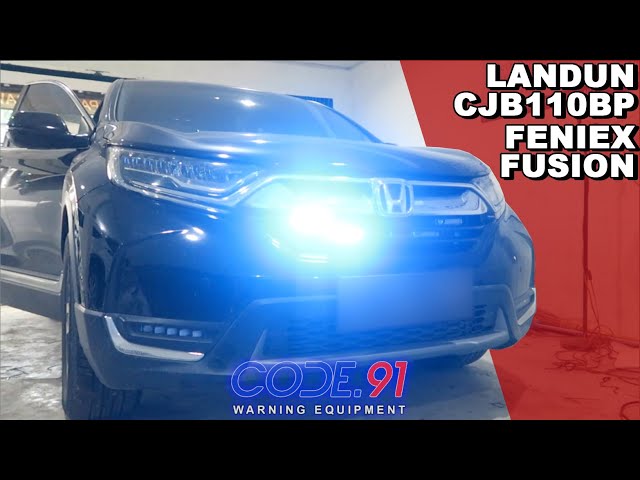 Honda CR-V Turbo w/ Feniex Fusion , Landun CJB110BP - Sirine u0026 Strobo by Code 91 class=