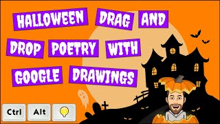 Halloween Drag and Drop Poetry with Google Drawings screenshot 2
