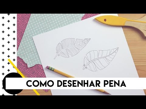 COMO DESENHAR UMA PENA | by Aline Albino