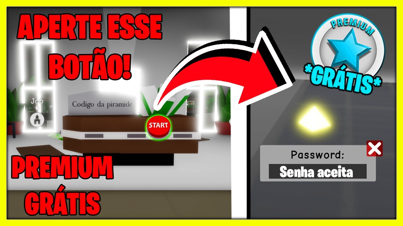APERTE ESSES BOTÕES E ATIVE A PIRÂMIDE QUE DA O PREMIUM DE GRAÇA NO BROOKHAVEN (ROBLOX)