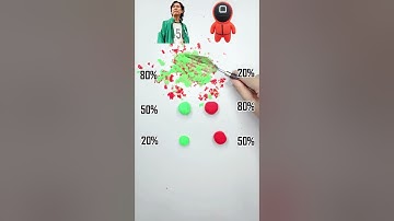 Guess the mixed colors of Squid Game 2 #squidgame2 #squidgame #colormixing #satisfying #asmr