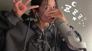 ASMR ☆ SLEEPY & COZY TRIGGERS (hand movements, mouth sounds, mic triggers,..)