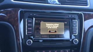 Defect of 2013 VW Passat Stereo / Nav RNS 510 RNS510   Buttons dim bright