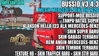 BUSSID V3.4.3 OBB MOD SOUND MERCEDES-BENZ OH 1626   TEXTURE HD   SKIN STIR TANPA GANTI APK