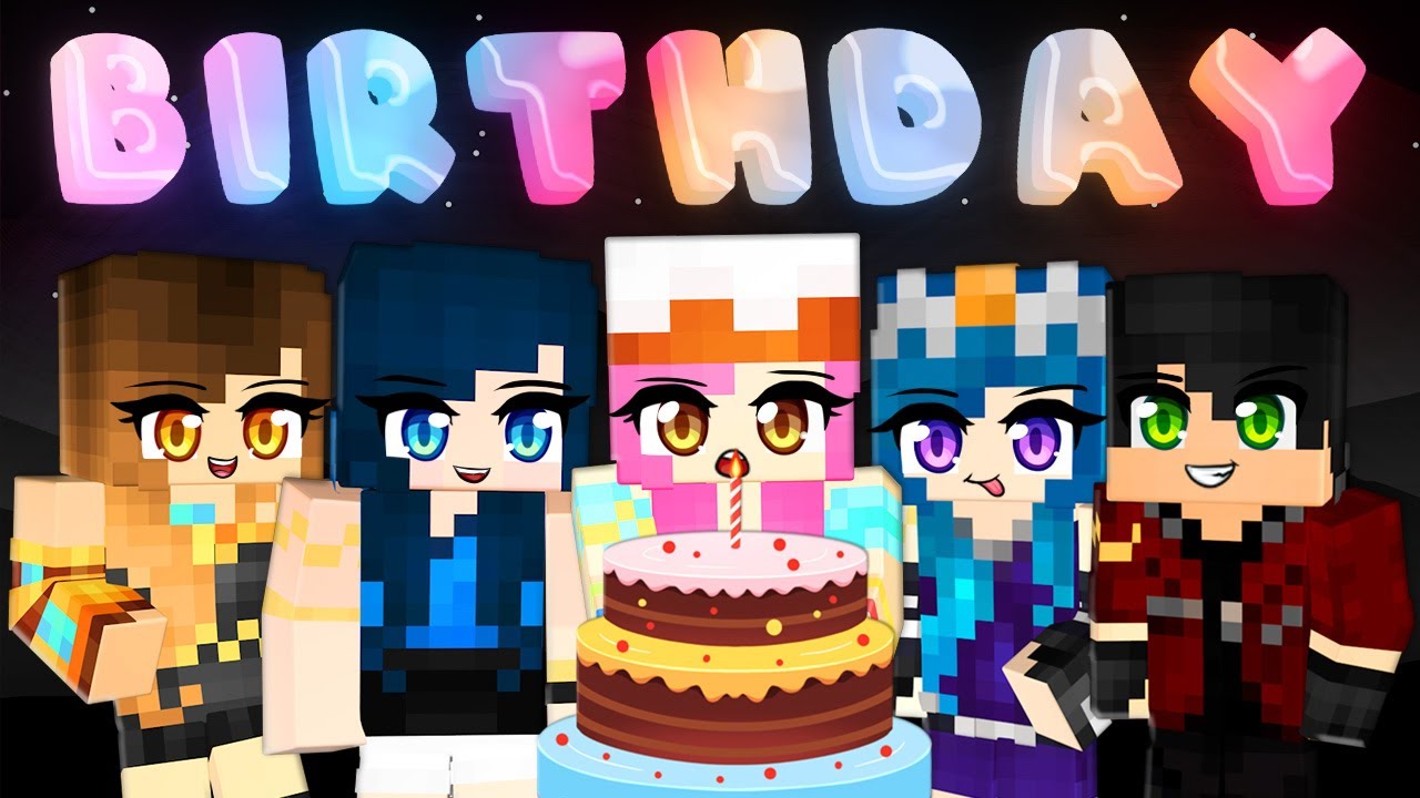 Rainbow's Minecraft BIRTHDAY PARTY! YouTube