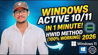Windows 10 & 11 Lifetime Permanent Activation (No Software/KMS) 2026 Guide