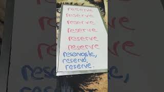 reserve ,  reservaste ,reservo ,reservé