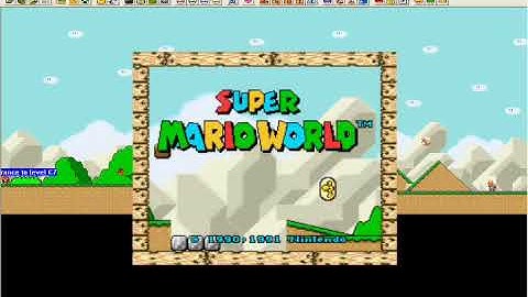 SMW ROM Hacking: [1] "Title Screen Movement Tutorial"