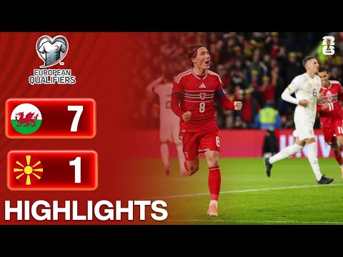 ويلز ضد مقدونيا الشمالية ٧ ١ أبرز الأهداف تصفيات كأس العالم ٢٠٢٦ الأوروبية