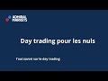 Day trading pour les nuls - YouTube