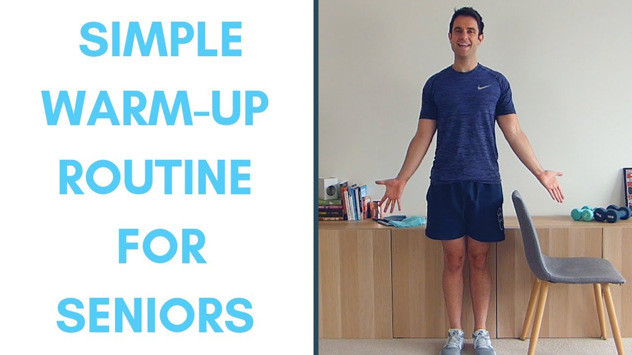 Standing Warm-Up Routine For Seniors (Do before undertaking exercise)