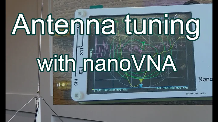 Tuning antenna with nanoVNA