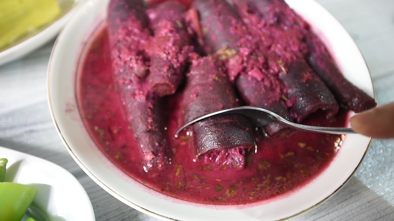 محشي الجزر الاحمر  طعم خيااااال