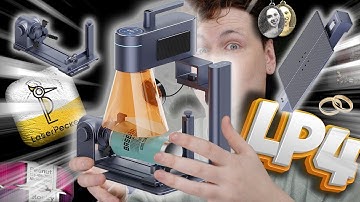 LaserPecker LP4 - With Rotary & Slide Extension - The Perfect Desktop Laser Engraving kit?