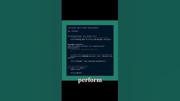 FastAPI Trick: Using BackgroundTasks for Post-Response Processing