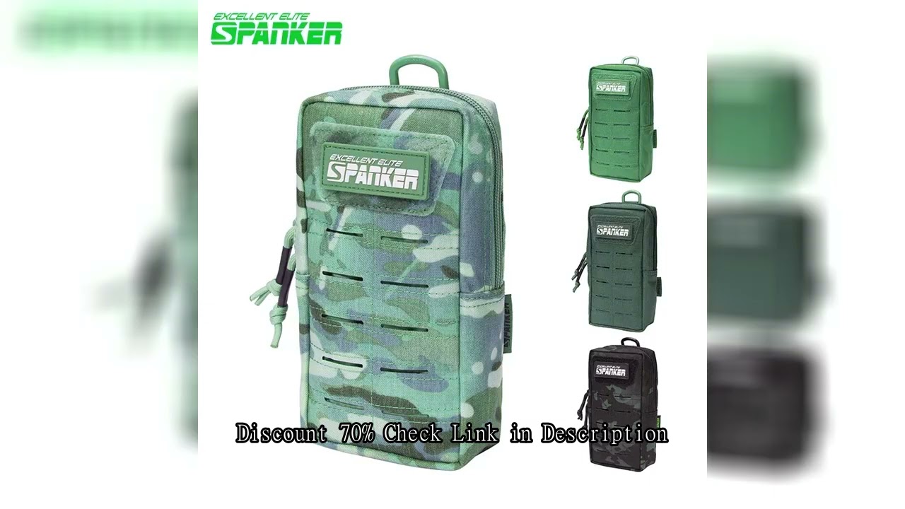 Tactical Molle Pouch Outdoor Waist Bag EDC Tools Accessories Bag Hunting Vest Utility Pack Cell Phon