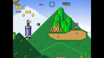 Super Mario Bros X 1.4.4 (Custom Level) - Brick Block Gardens