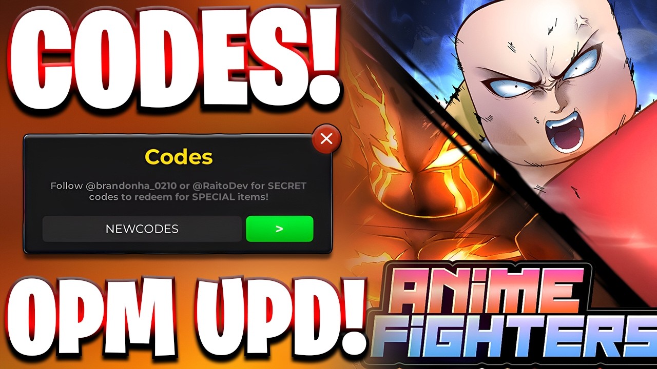 *👊 OPM* NEW ALL WORKING OPM UPDATE CODES FOR ANIME FIGHTERS SIMULATOR ...