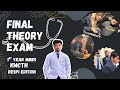 FINAL THEORY EXAM🩺| 1st year MBBS BOARDS 🥰| Respi Edition | Paper IV | Stress, pressure & Fun 🥰