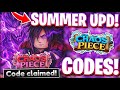 🌞*SUMMER & MADARA* ALL LATEST SUMMER EVENT UPDATE CODES FOR CHAOS PIECE! ROBLOX CHAOS PIECE CODES