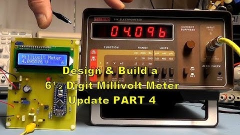 Scullcom Hobby Electronics #36  - Design & Build 6½ Digit Millivolt Meter Part 4