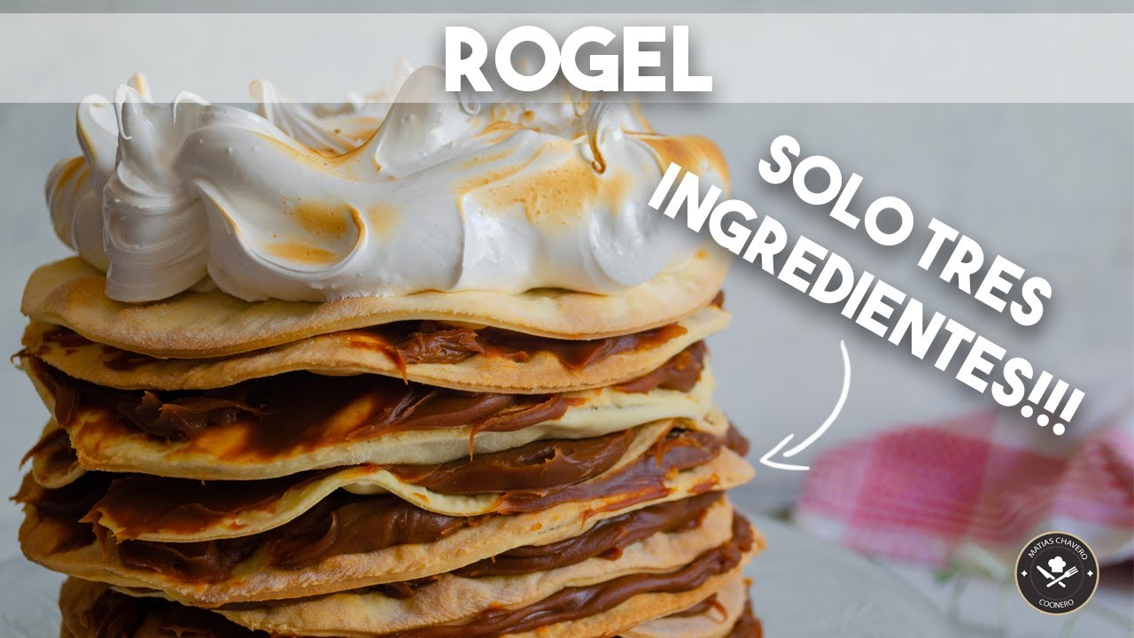 ROGEL CON SOLO TRES INGREDIENTES!!!