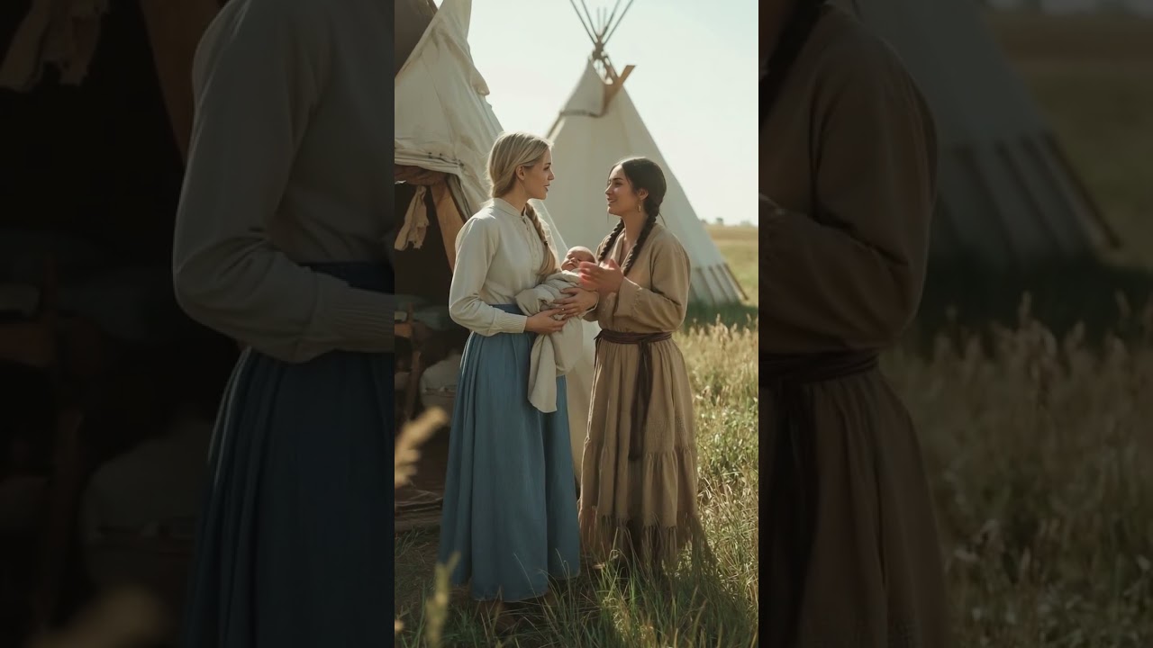 Wild West Stories | 1800s Time Travel Diary Grace Holds a Native American Baby