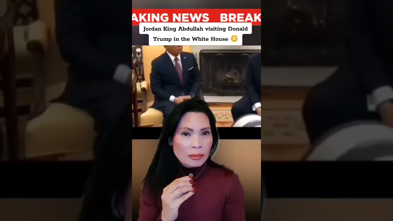 Jordan King Abdullah inside the White House talk On Gaza Strip