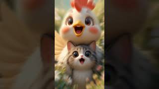 Kitty And Heny Dancing Together trendingshorts cats kartunlucu
