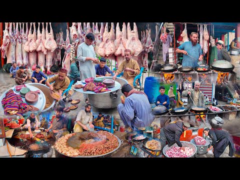 Breakfast in Afghanistan | Traditional street food | Liver fry | Rush Dumpukht