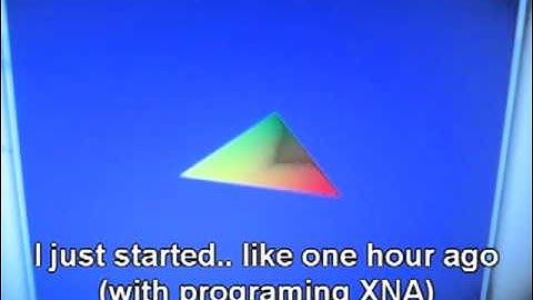 [Programming] My First XNA 3D program