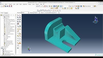 Abaqus meshing tutorial - Meshing the 3D solid part using Extended face Partition