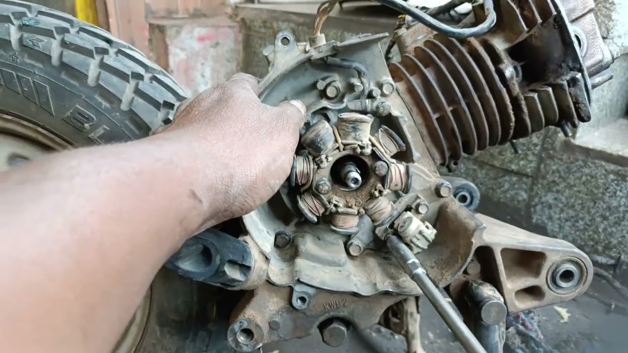 how to Honda Activa 3g magnet coil fitting