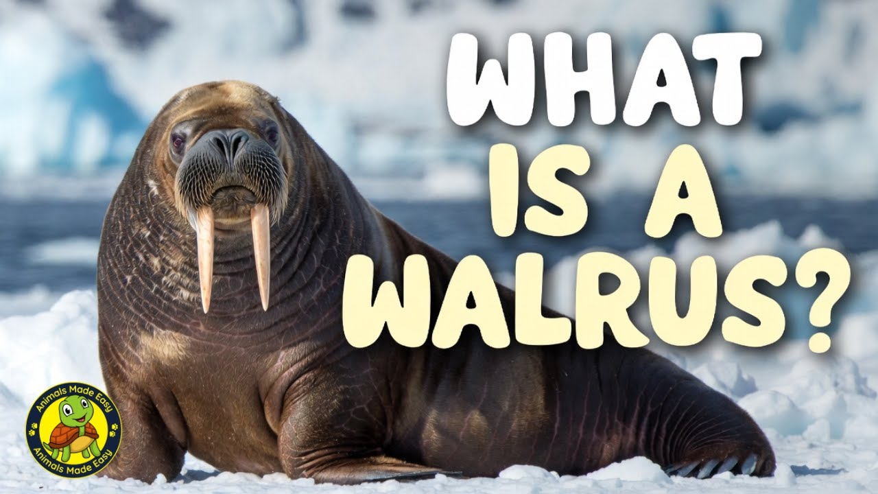 What Is a Walrus? | Learn About Walruses for Kids | Animals Made Easy