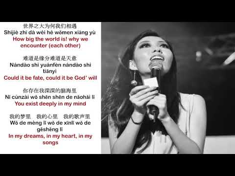 Qu Wanting   Wo De Gesheng LiYou Exist In My Song      Pinyin Subs  English Translation