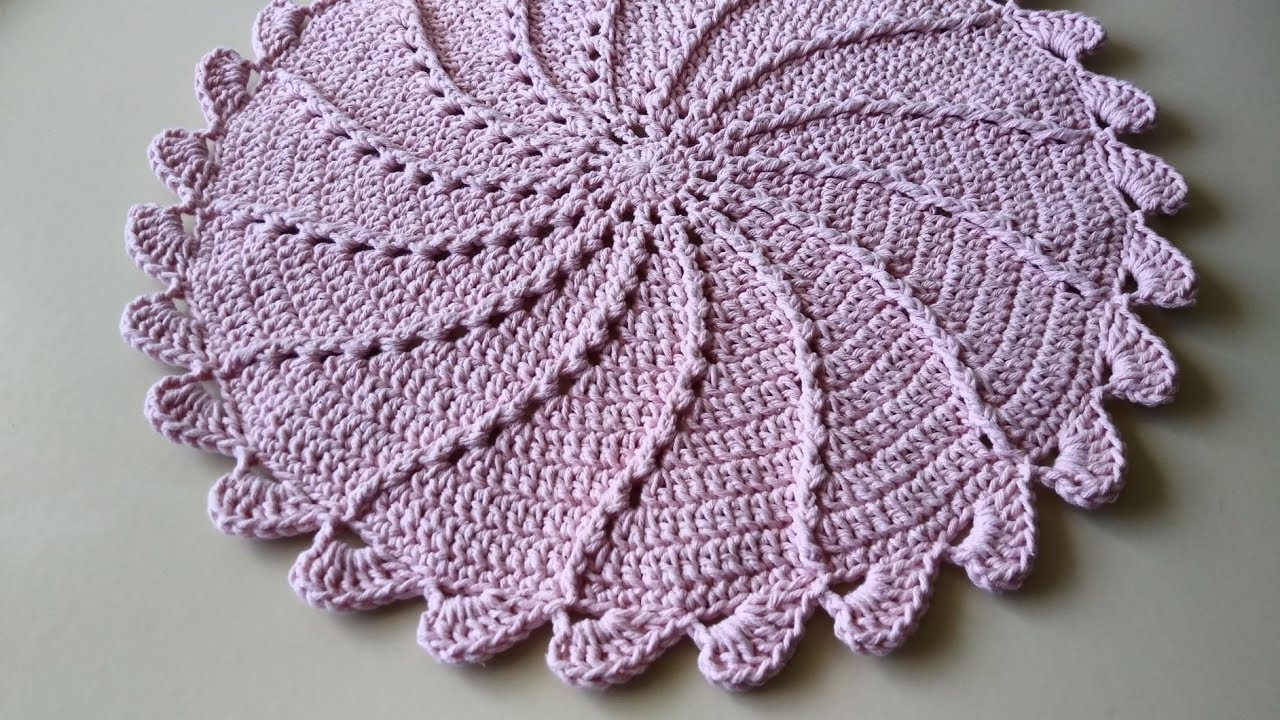 #edineiasinatra #sousplatdecroche SOUSPLAT ESPIRAL DE CROCHÊ/ CROCHÊ INFINITO