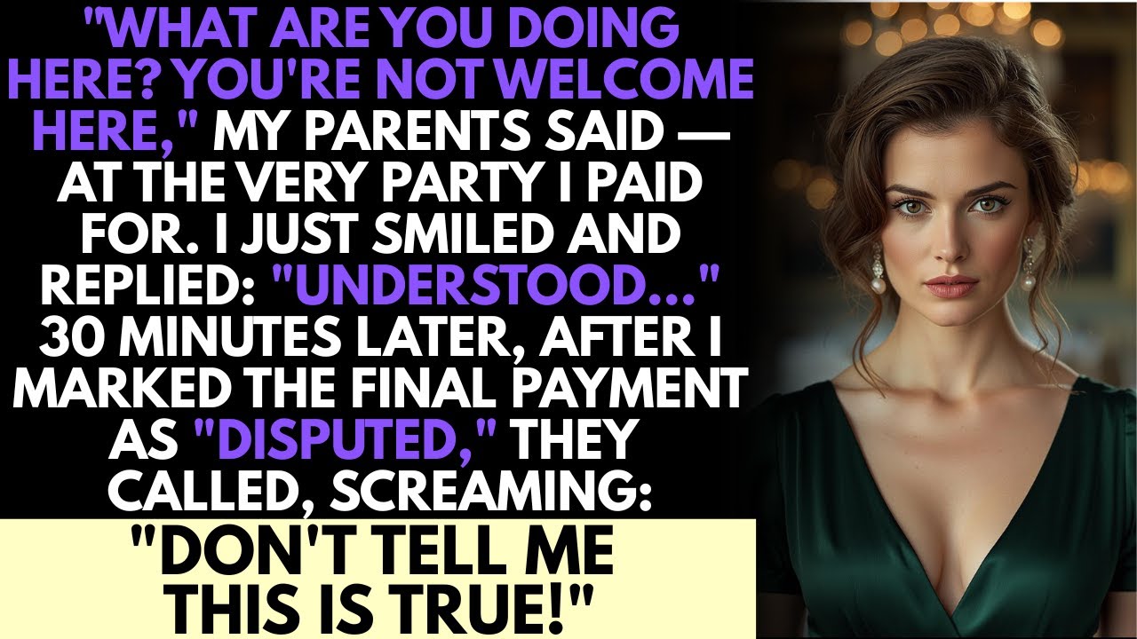 At The Family Party, My Parents Said: “What Are You Doing Here? You Weren’T Invited...” So I…