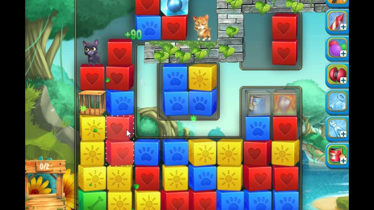 Pet Rescue Saga, Pet Island,14th June 2017, level 5 😈 ►TOBIAS DEAMON◄