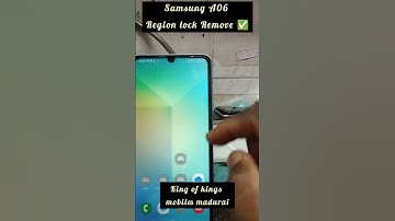 Samsung A06 Region unlock | 🔓 King of kings| madurai