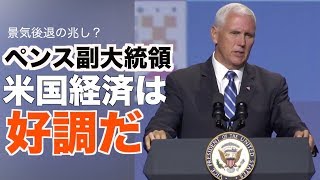 ペンス副大統領「米国経済は好調だ」｜米中貿易戦争｜中国