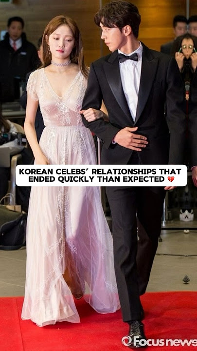 Korean Celebrities’ Relationships that ended quickly than expected💔#iu #leeminho #baesuzy