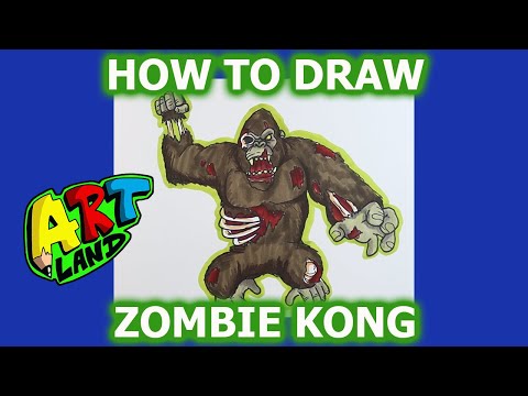 Comment dessiner ZOMBIE KONG !!!