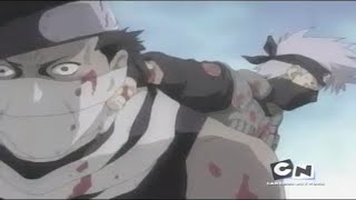 Kakashi vs Zabuza, Haku died voluntarily at the hands of Kakashi to protect Zabuza English Sub