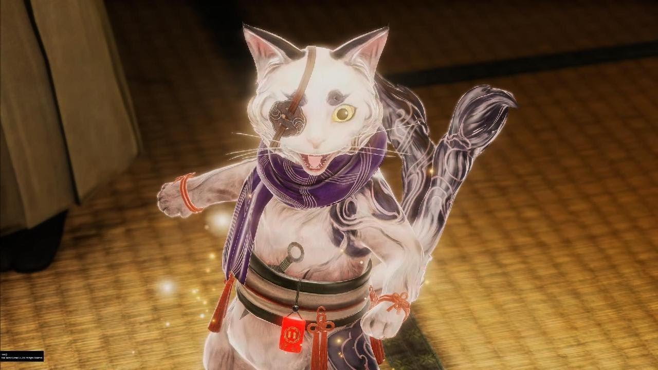 仁王その3 -ウィリアムは猫すき?! - YouTube